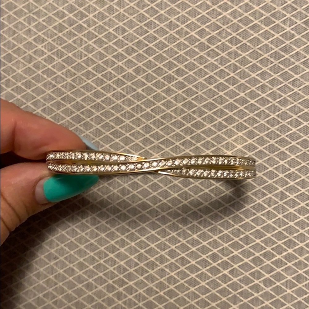 Gold plated with crystals